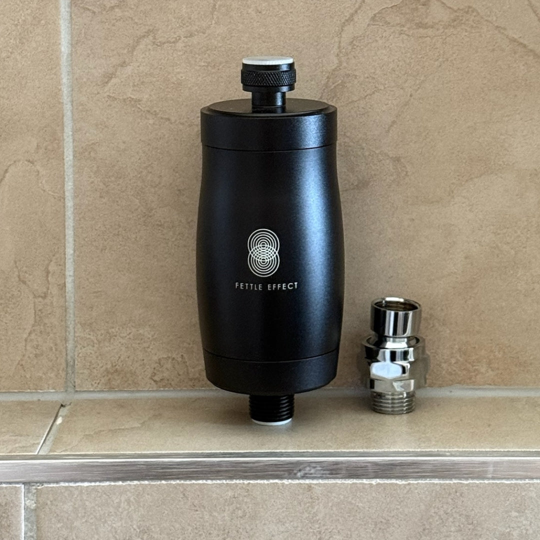 Shower Filter + Adapter - Black